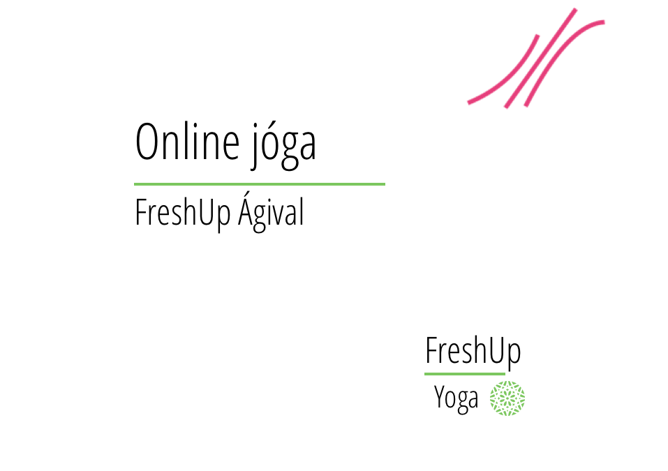 Online jógaóra pénteken